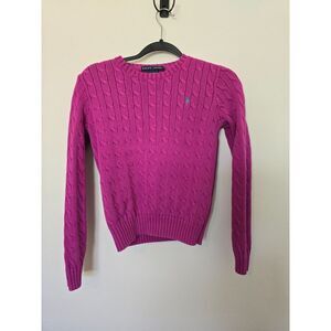 Vintage Y2K Ralph Lauren Pink Sweater M